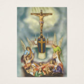 Catholic Mass Sympathy Condolence Holy Card (Front)