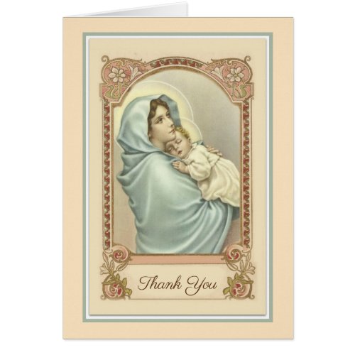 Catholic Mother Mary  Condolence Thank You