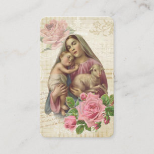 Catholic Mother's Day Remembrance Holy Card
