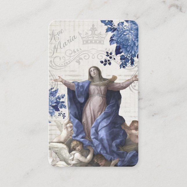 Catholic Mother's Day Remembrance Holy Card (Front)