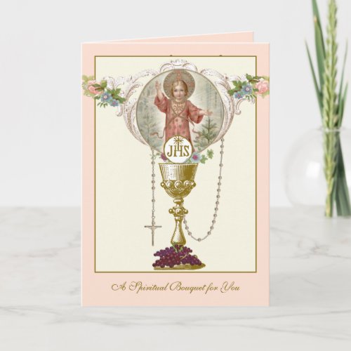 Catholic Mothers Day Spiritual Bouquet Prayers Card