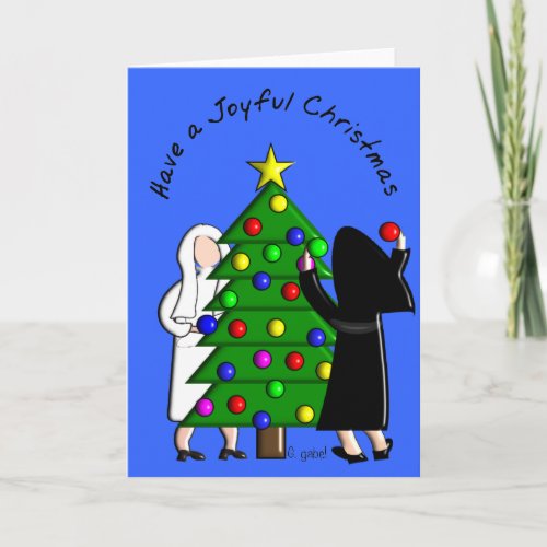 Catholic Nun Art Christmas Cards  Gifts
