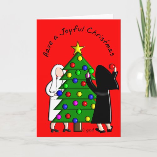 Catholic Nun Art Christmas Cards  Gifts