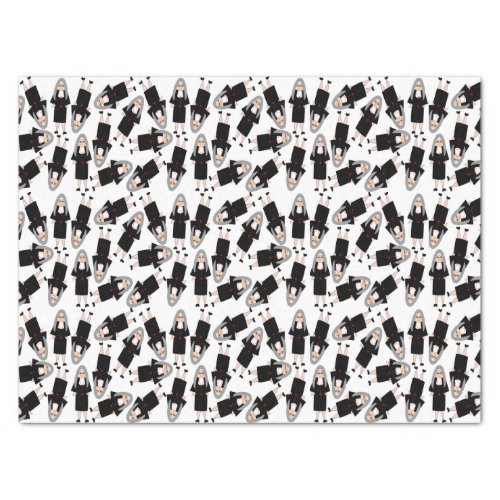 Catholic Nun Black Habits Tissue Paper