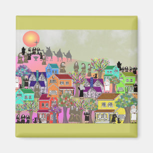 Catholic Nun & Catholic Monk Art Gifts Magnet