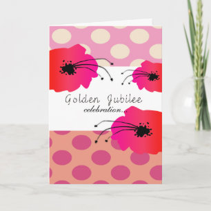 Catholic Nun Floral Golden Jubilee Card