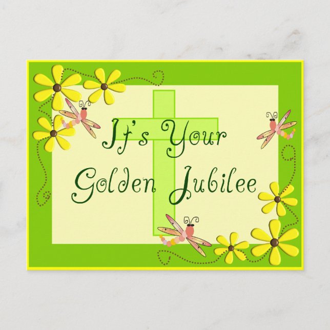 Catholic Nun Golden Jubilee Cards (Front)