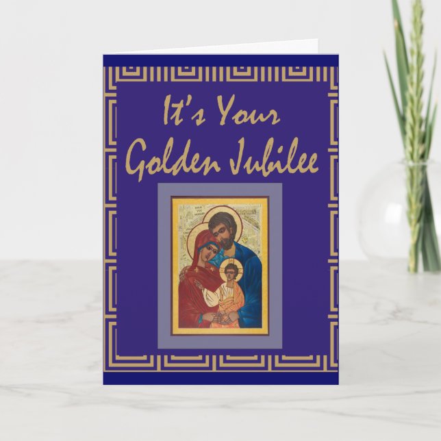 Catholic Nun Golden Jubilee Cards (Front)