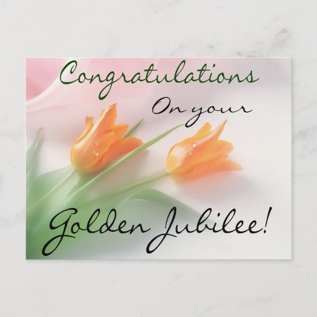 Catholic Nun "Golden Jubilee" Cards & Gifts (Front)