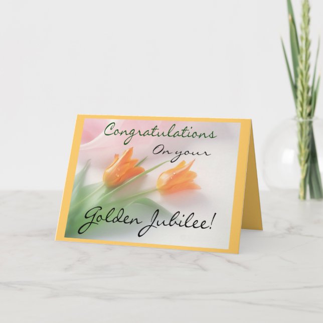 Catholic Nun "Golden Jubilee" Cards & Gifts (Front)