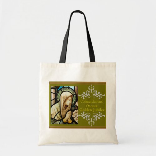 Catholic Nun Golden Jubilee Cards  Gifts Tote Bag