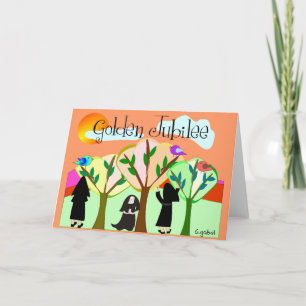 Catholic Nun Golden Jubilee Gifts Card