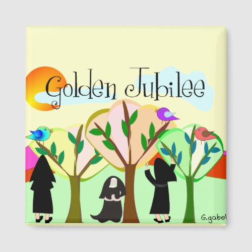 Catholic Nun Golden Jubilee Gifts Magnet