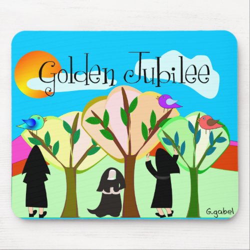 Catholic Nun Golden Jubilee Gifts Mouse Pad