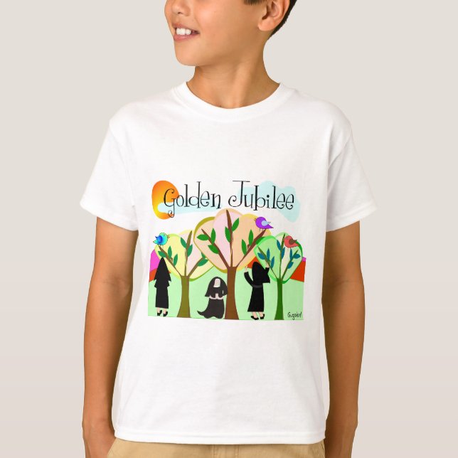 Catholic Nun Golden Jubilee Gifts T-Shirt (Front)