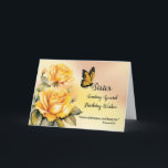 Catholic Nun Religious Birthday Yellow Roses Card<br><div class="desc">Celebrate a Catholic nun’s birthday with the elegance of yellow roses and the grace of a monarch butterfly. The front features a heartfelt scripture, and inside, warm wishes radiate, making her day as bright as her spirit. Bless her with this beautiful card, a perfect blend of nature's beauty and loving...</div>
