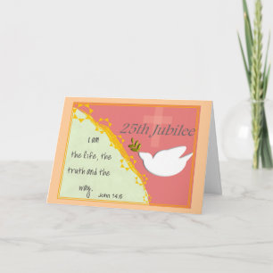 Catholic Nun "Silver Jubilee" 25th Jubilee Card