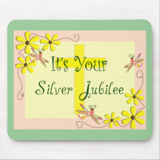 Catholic Nun Silver Jubilee Cards, Mugs, Tote Bags Mouse Pad