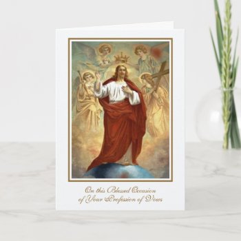 Catholic Nuns Religious Profession Of Vows Card by ShowerOfRoses at Zazzle
