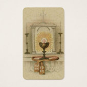 CATHOLIC ORDINATION ALTAR TABERNACLE HOLY CARDS (Front)