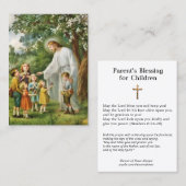Catholic Parent's Blessings Children Holy Card | Zazzle