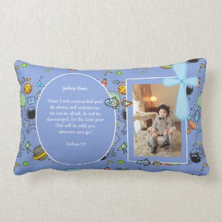Catholic Photo Gift Boys - Communion, Confirmation Lumbar Pillow