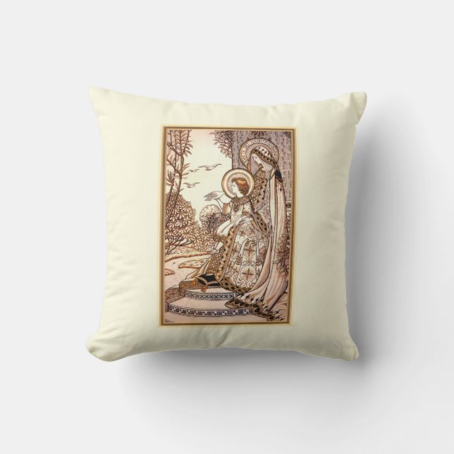 Catholic Pillow - Madonna and Child (Front)