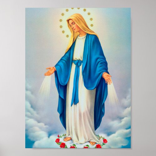Catholic Poster Our Lady Immaculate Conception