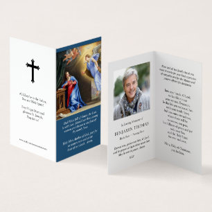 Catholic Prayer Cards Annonciation