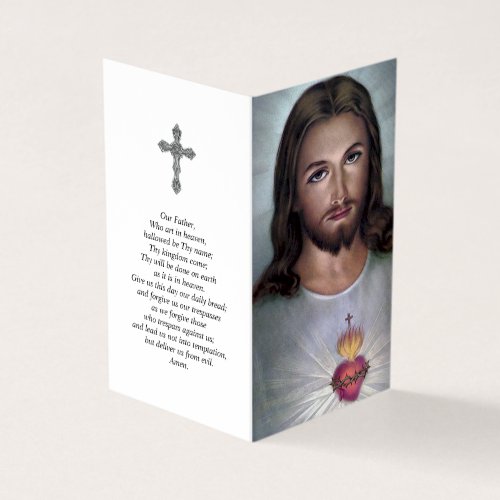 Catholic Prayer Cards  Devotion Sacred Heart