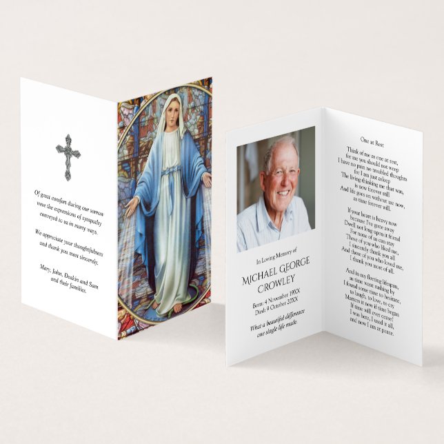 Catholic Prayer Cards | Hail Mary (Inside and Outside)