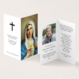 Catholic Prayer Cards | Italian Mary