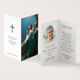 Catholic Prayer Cards Jesus Christ Praying 2