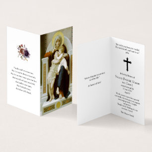 Catholic Prayer Cards Mary, Jesus & St. John