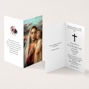 Catholic Prayer Cards Mothers Devotion