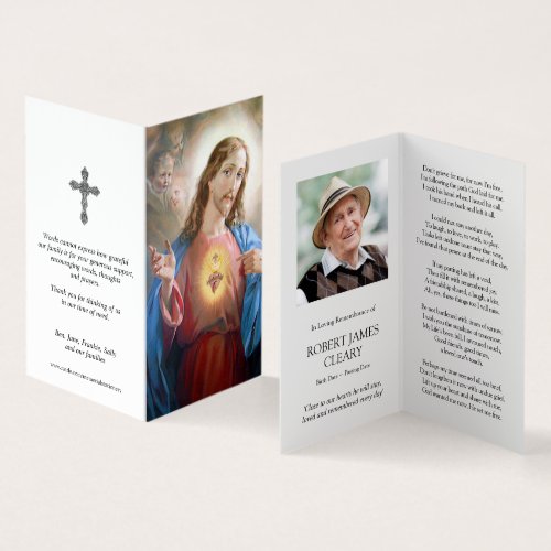 Catholic Prayer Cards  Sacred Heart