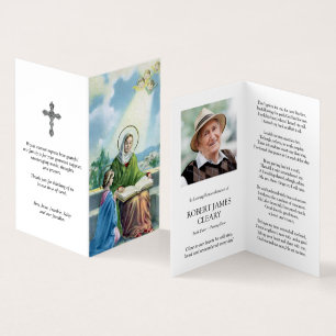 Catholic Prayer Cards St Anne & Mary 2