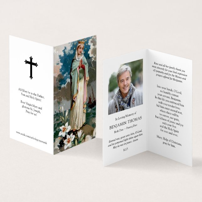 Catholic Prayer Cards | Stella Maris (Inside and Outside)