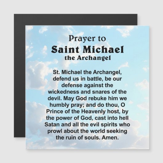 Catholic Prayer for Protection and Courage (Front/Back)