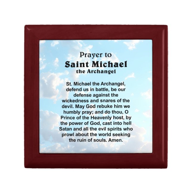 Catholic Prayer for Protection and Courage Gift Box (Front)