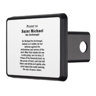 Catholic Prayer for Protection and Courage Hitch Cover