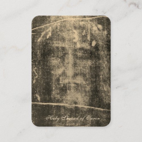 Catholic Prayer Holy Face of Jesus Shroud Turin Place Card