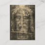 Catholic Prayer Holy Face of Jesus Shroud Turin Place Card