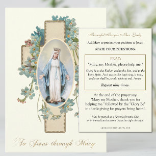 Catholic Prayer To Jesus through Mary