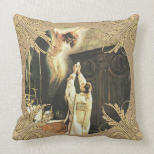Catholic Priest Anniversary Ordination Holy Orders Throw Pillow