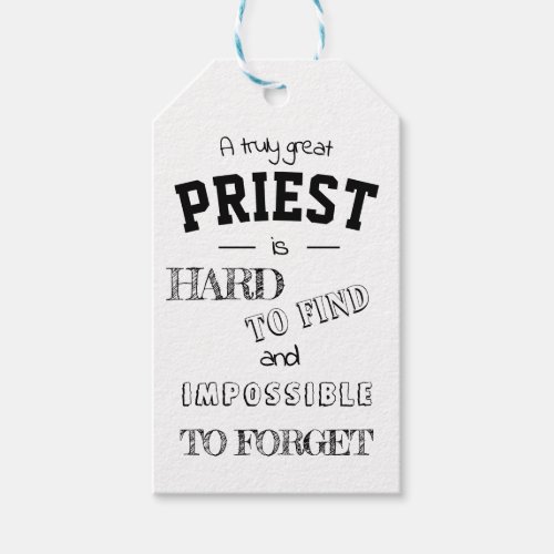 Catholic PRIEST Appreciation Thank you favor Gift Tags