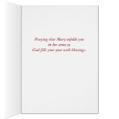 Catholic Priest Birthday Blessings Mary with Jesus (Inside (Right))