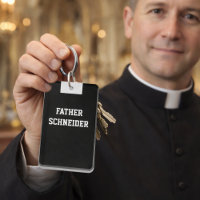 Catholic Priest Black Clergy Collar Religious