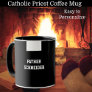 Catholic Priest Black Clergy Collar Religious Mug