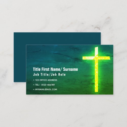 Catholic Priest Church Clergy Contact Business Card